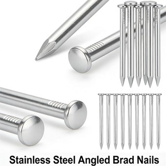 Úhlové hřebíky Brad Nails z nerezové oceli